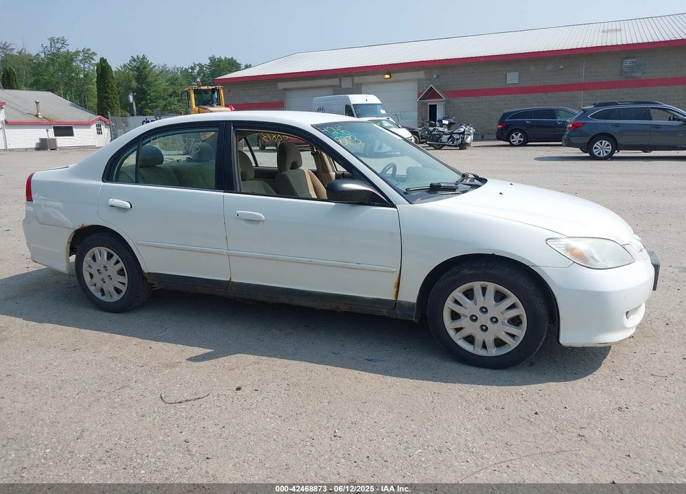 2005 HONDA CIVIC LX VIN: 2HGES16555H580472