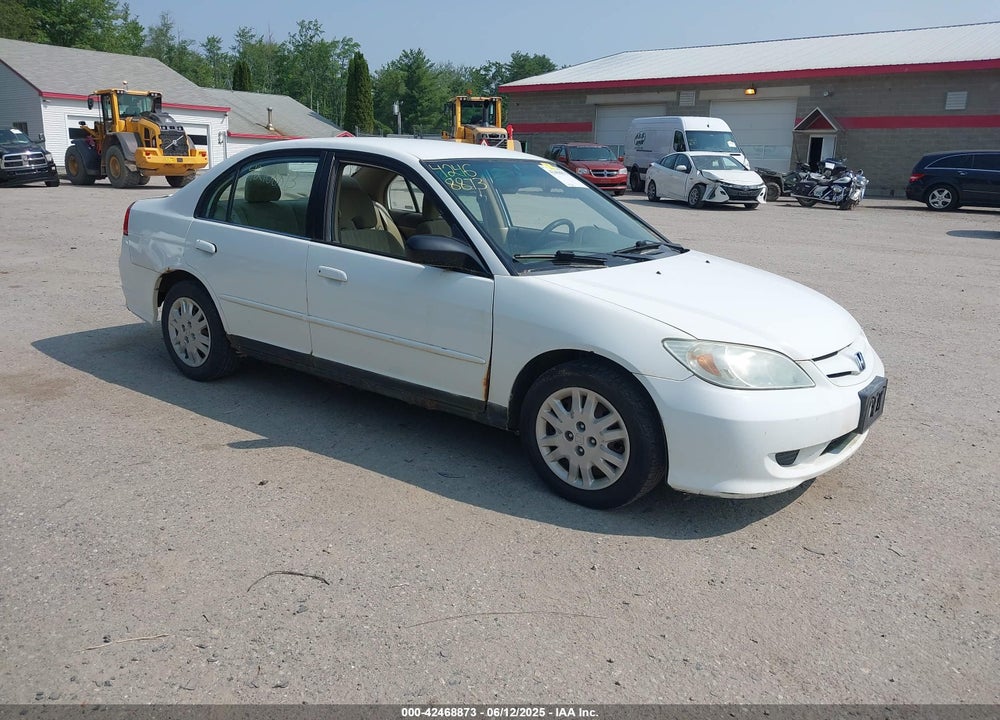 2005 HONDA CIVIC LX VIN: 2HGES16555H580472