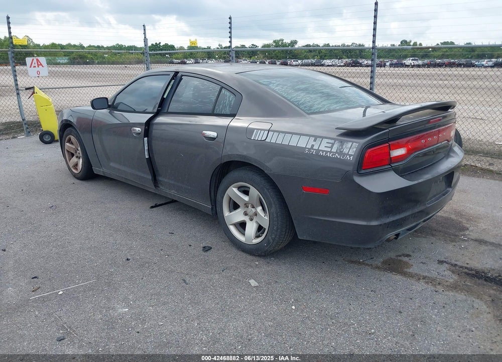 2014 DODGE CHARGER POLICE VIN: 2C3CDXAT9EH191184