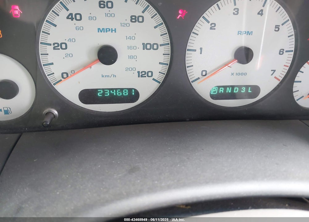 2001 CHRYSLER VOYAGER LX VIN: 1C4GJ45321B156522