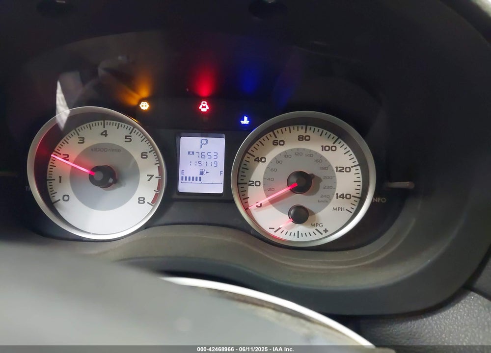 2012 SUBARU IMPREZA VIN: JF1GPAL68CH233071