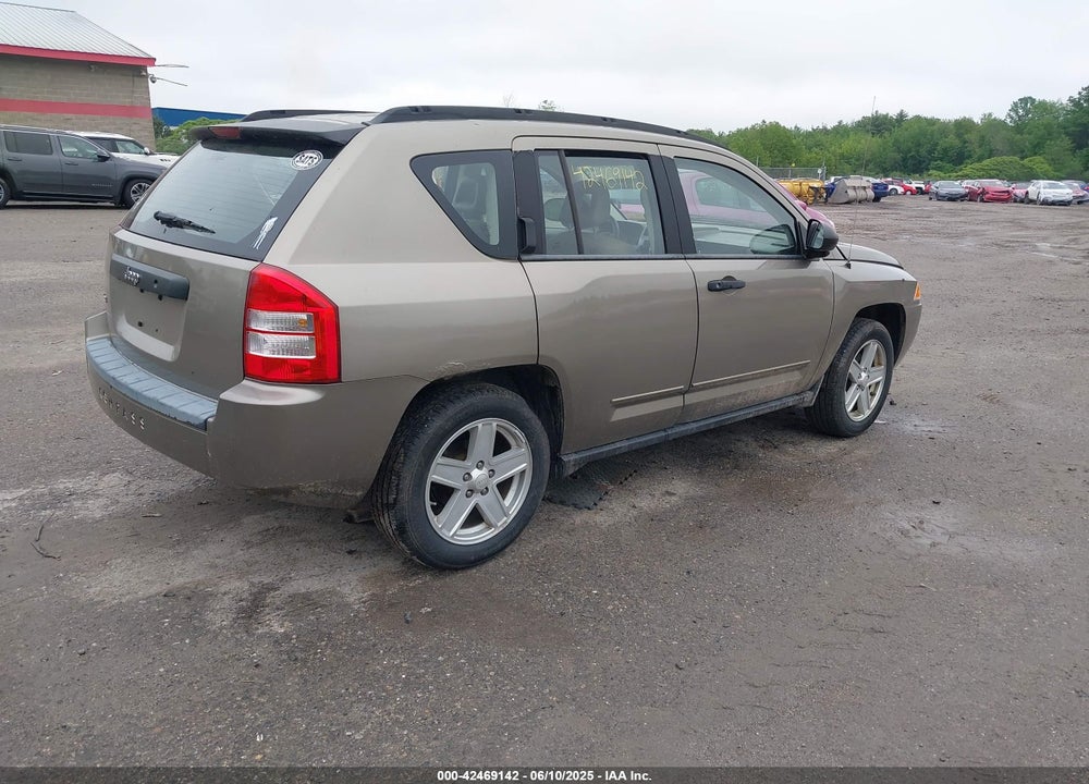 2008 JEEP COMPASS SPORT VIN: 1J8FF47W78D602059