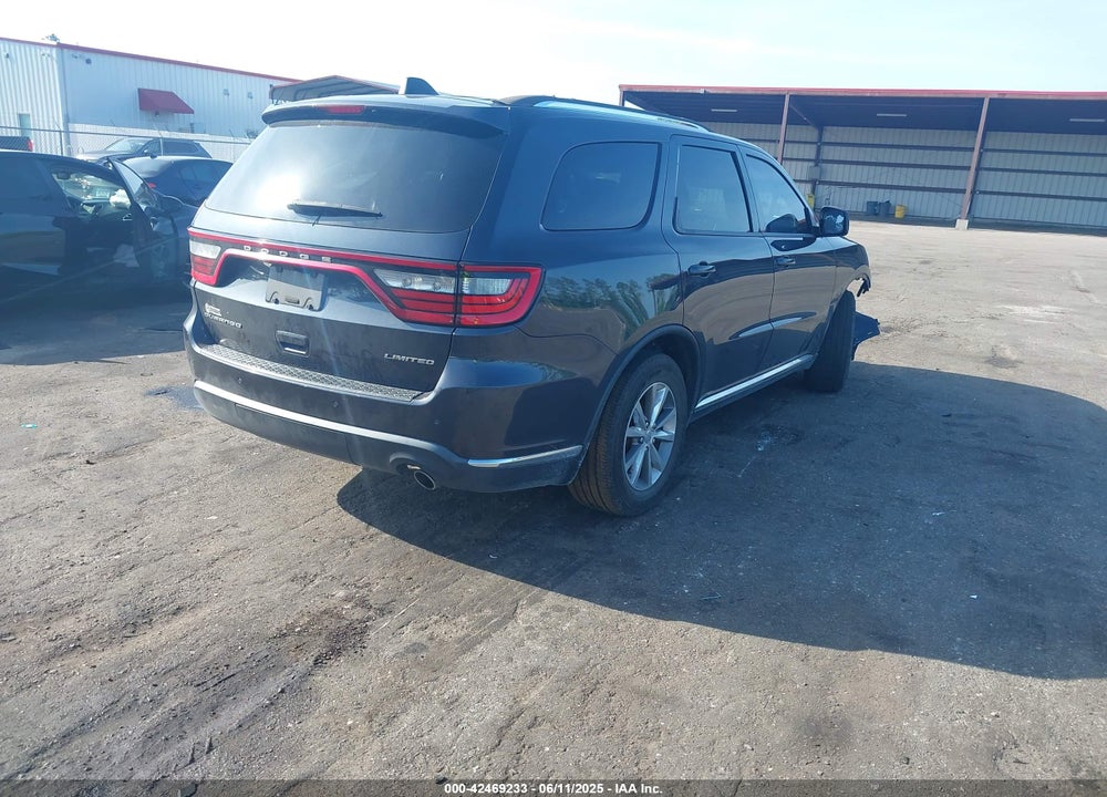 2014 DODGE DURANGO LIMITED VIN: 1C4RDHDG7EC483736
