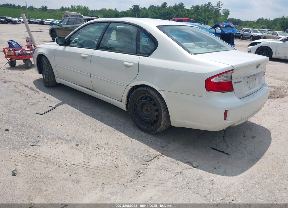 2008 SUBARU LEGACY 2.5I VIN: 4S3BL616087223096