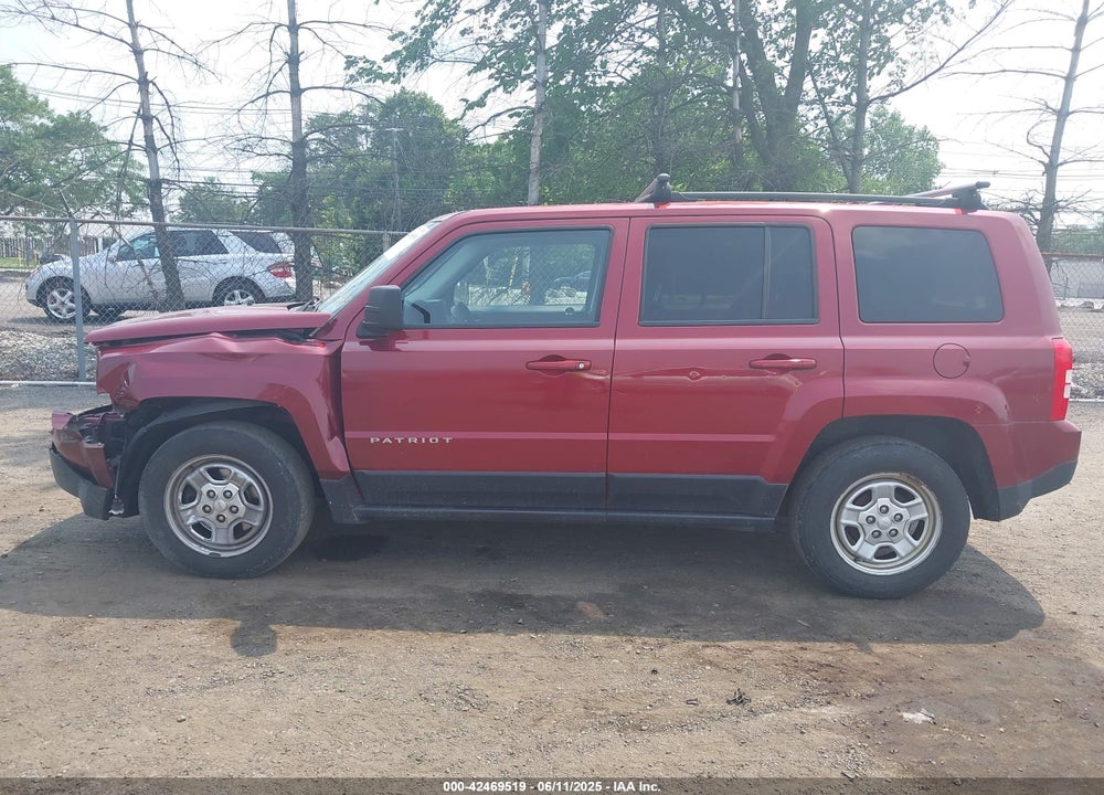 2016 JEEP PATRIOT VIN: 1C4NJPBB9GD562508