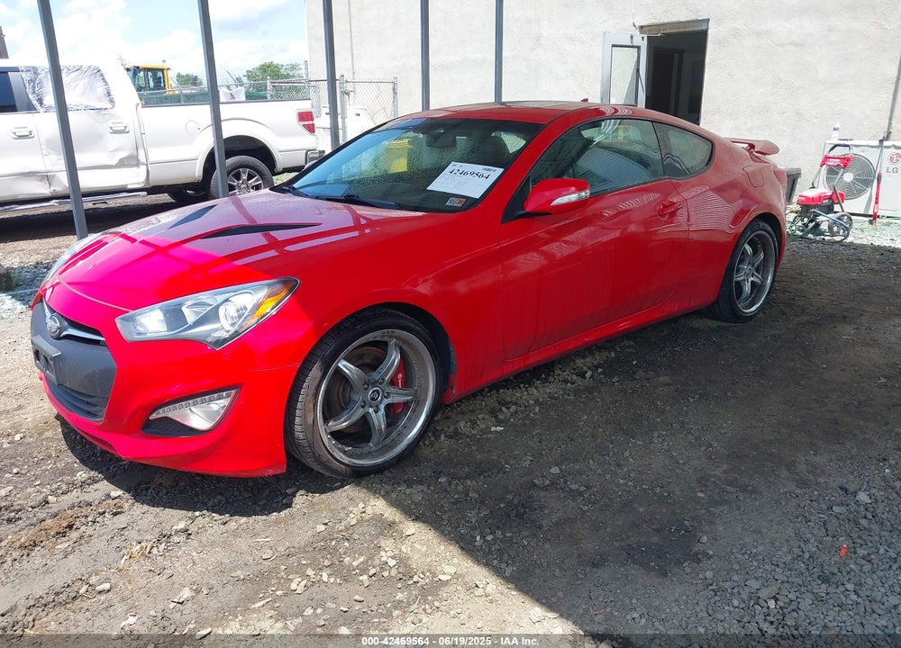 2013 HYUNDAI GENESIS 3.8 TRACK VIN: KMHHU6KJ2DU081268