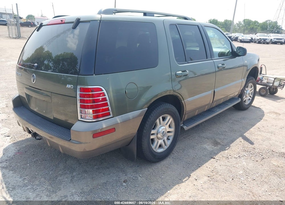 2004 MERCURY MOUNTAINEER VIN: 4M2ZU86E44ZJ51190