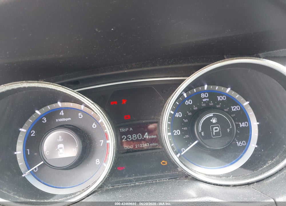 2011 HYUNDAI SONATA GLS VIN: 5NPEB4ACXBH072944