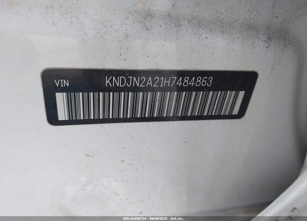 2017 KIA SOUL VIN: KNDJN2A21H7484863