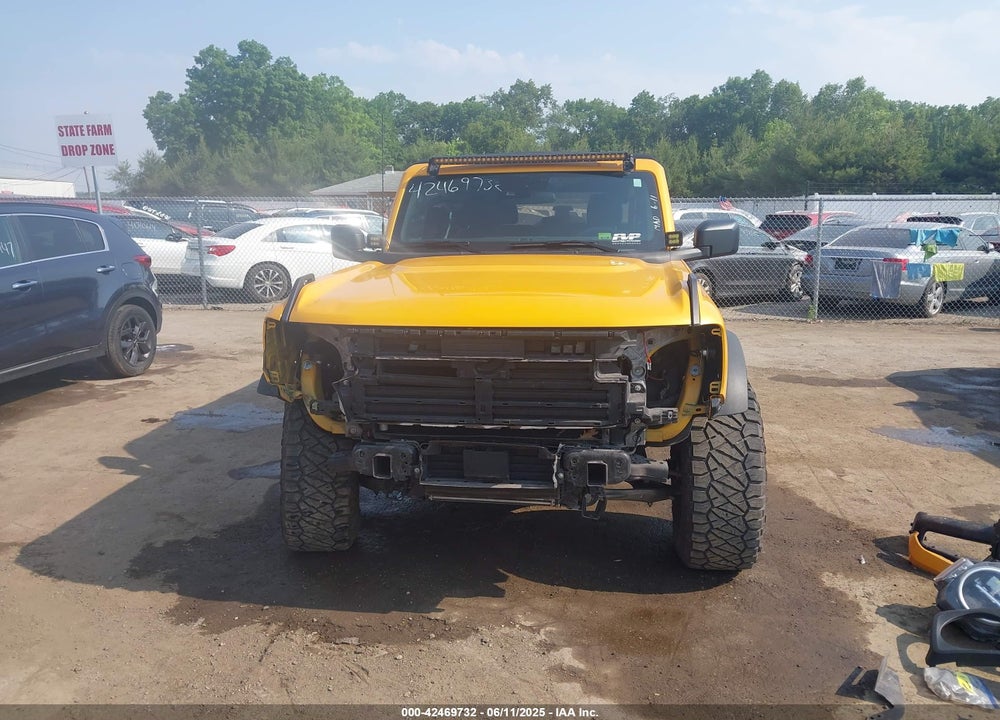 2022 FORD BRONCO VIN: 1FMDE5BH8NLB86567