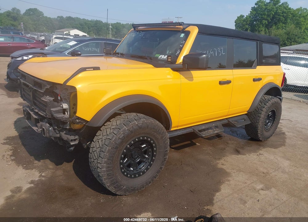 2022 FORD BRONCO VIN: 1FMDE5BH8NLB86567