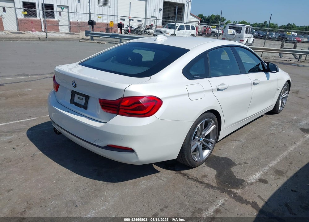2018 BMW 430I GRAN COUPE VIN: WBA4J1C56JBM10509