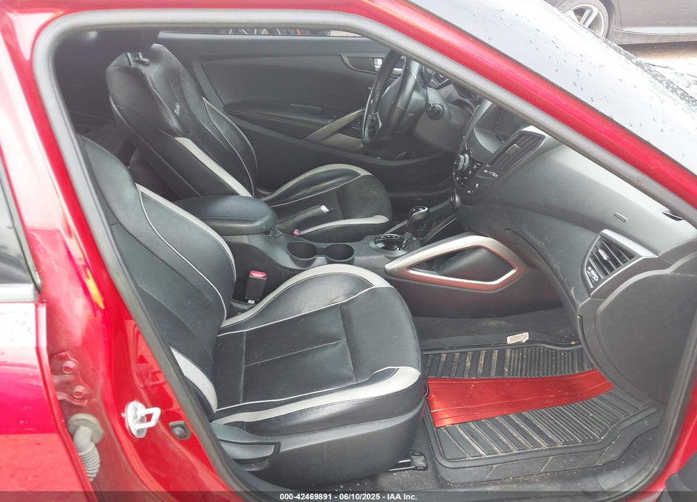 2013 HYUNDAI VELOSTER TURBO W/BLACK VIN: KMHTC6AE1DU110874