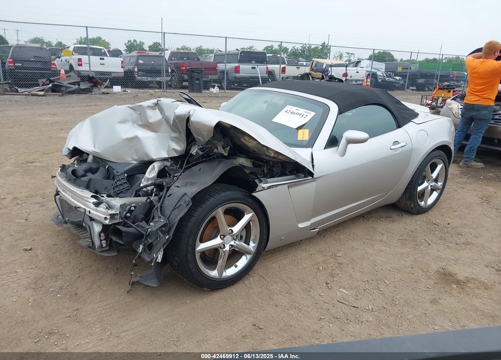 2008 SATURN SKY RED LINE VIN: 1G8MF35X68Y119959