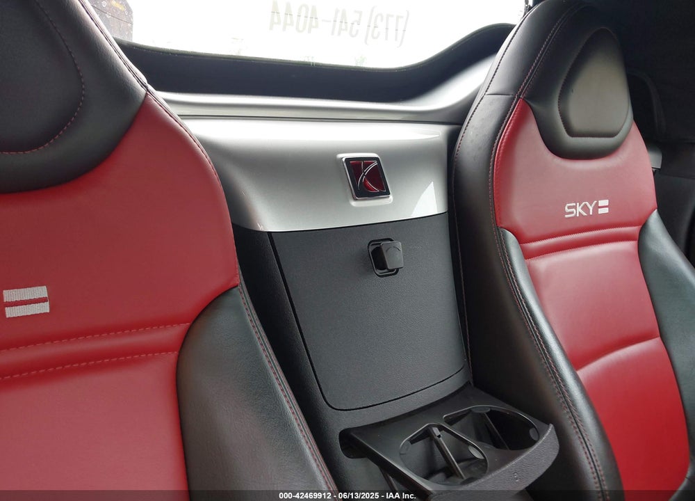 2008 SATURN SKY RED LINE VIN: 1G8MF35X68Y119959