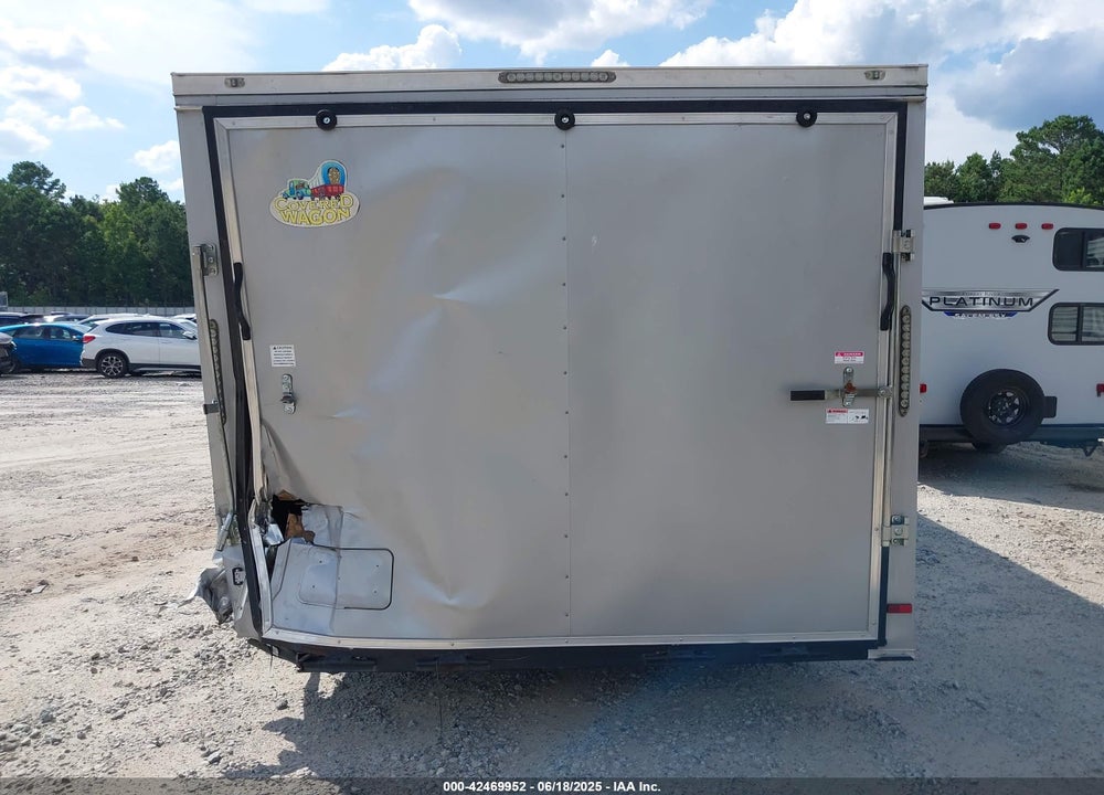 2020 COVERED WAGON 20\' ENCLOSED TRAILER VIN: 53FBE2028MF061526