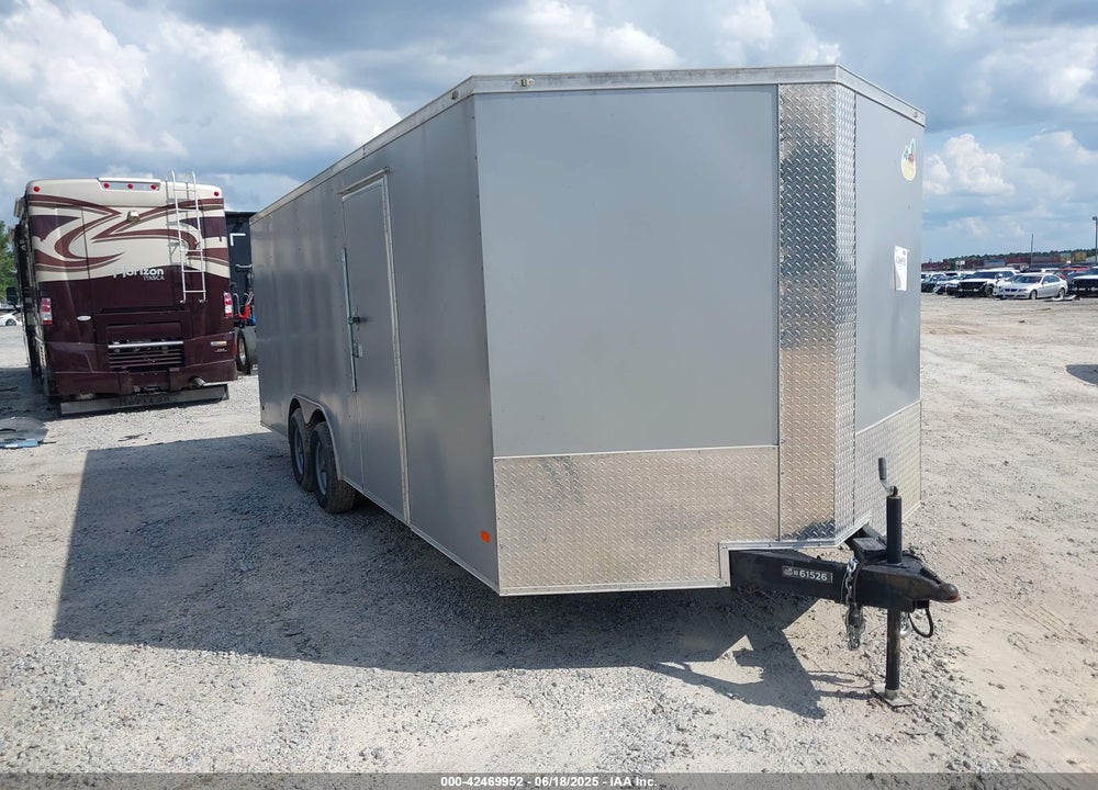 2020 COVERED WAGON 20\' ENCLOSED TRAILER VIN: 53FBE2028MF061526
