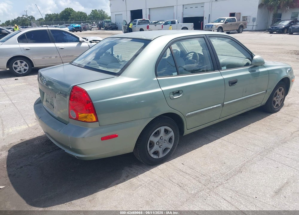2004 HYUNDAI ACCENT GL VIN: KMHCG45C54U540120