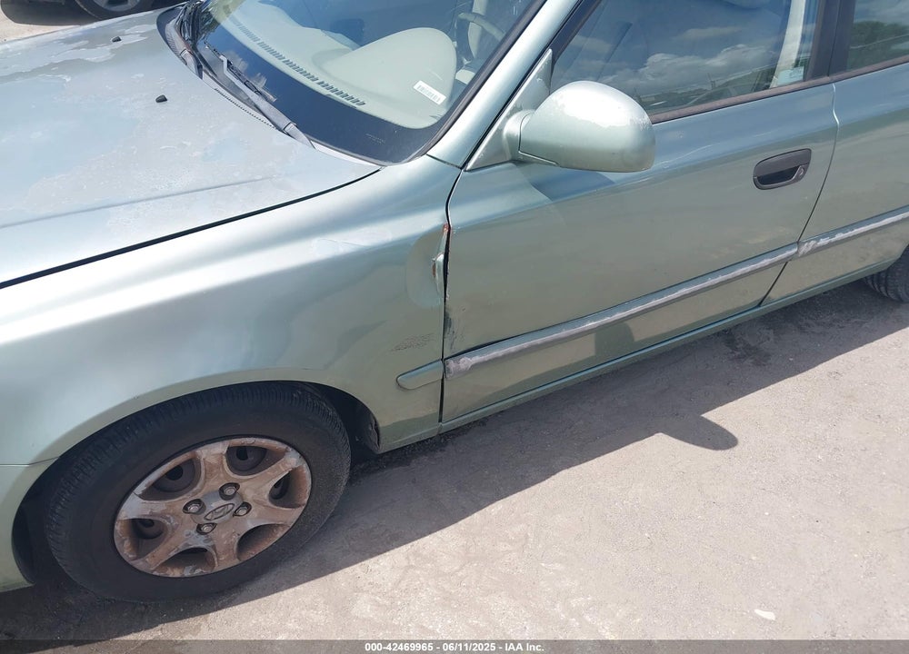 2004 HYUNDAI ACCENT GL VIN: KMHCG45C54U540120