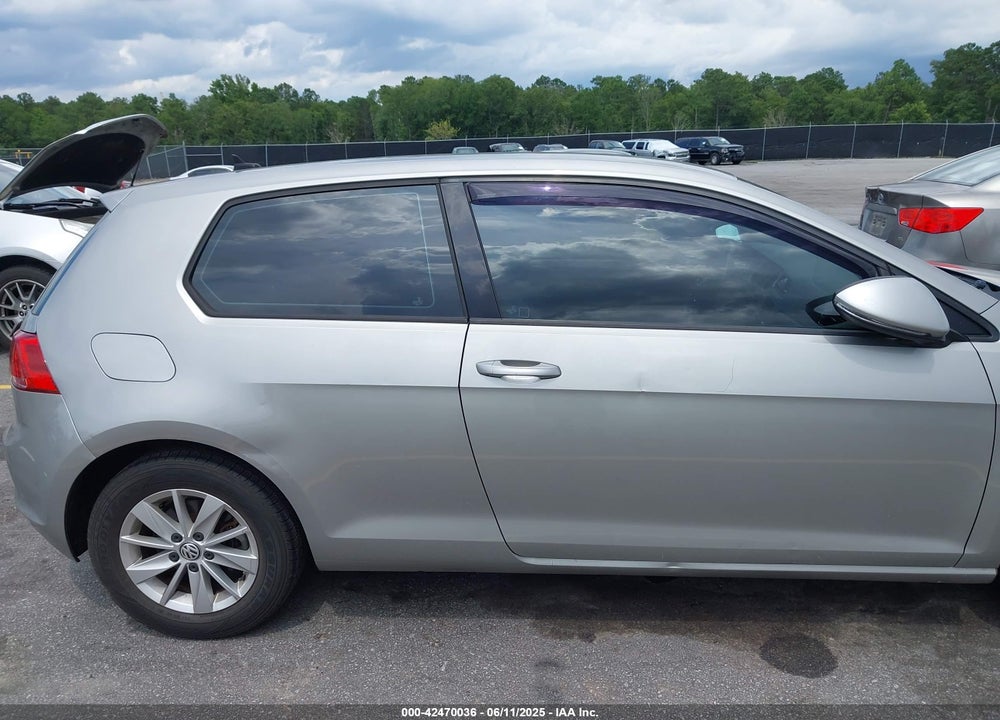 2015 VOLKSWAGEN GOLF TSI S 2-DOOR VIN: 3VW917AU4FM062664
