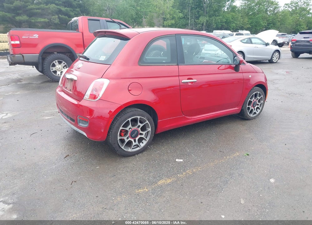 2012 FIAT 500 SPORT VIN: 3C3CFFBR3CT105055