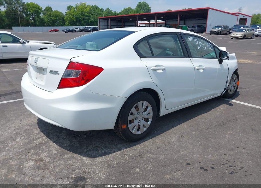 2012 HONDA CIVIC VIN: 2HGFB2F55CH305823