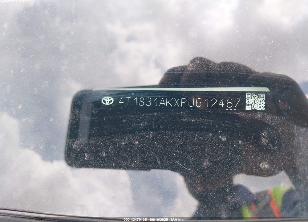2023 TOYOTA CAMRY VIN: 4T1S31AKXPU612467