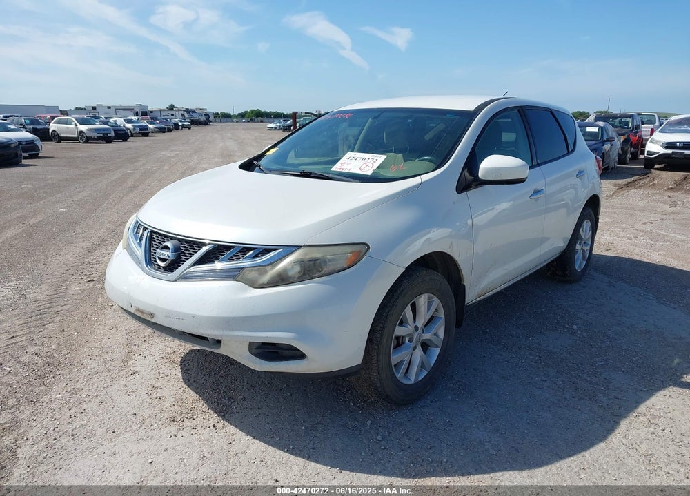 2012 NISSAN MURANO S VIN: JN8AZ1MU4CW118815