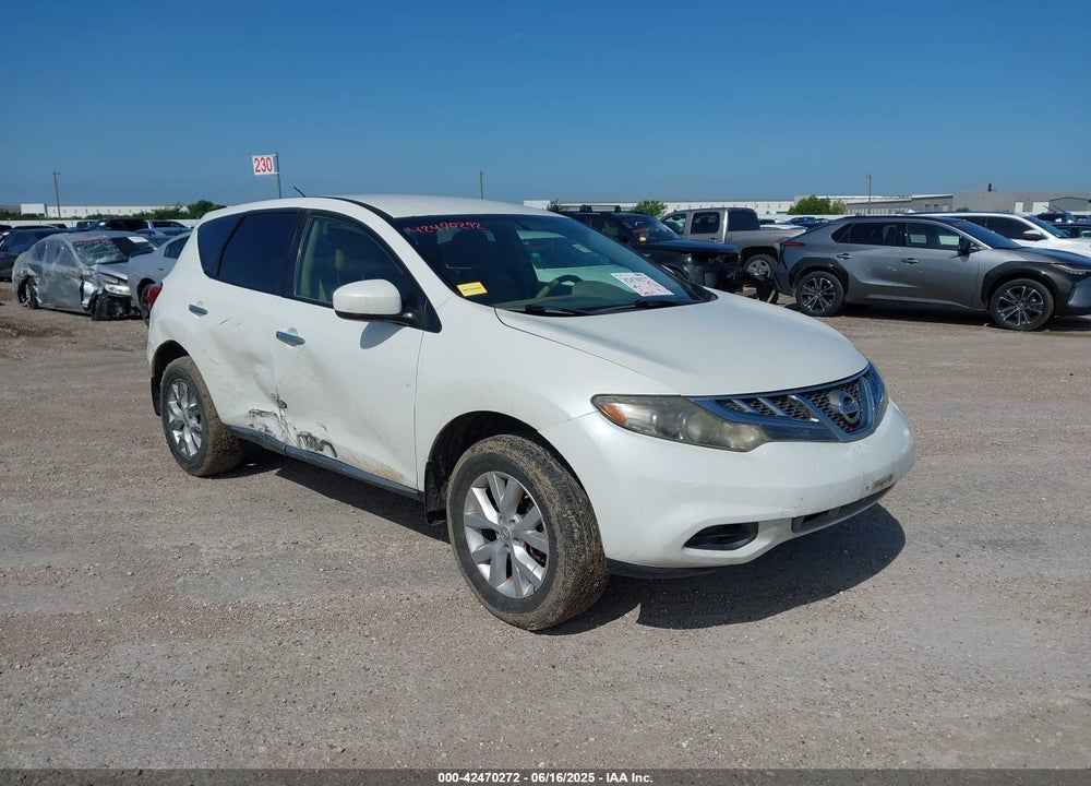 2012 NISSAN MURANO S VIN: JN8AZ1MU4CW118815