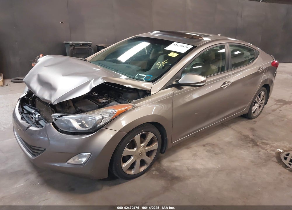 2013 HYUNDAI ELANTRA LIMITED VIN: 5NPDH4AE6DH184347