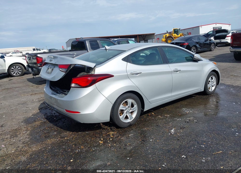 2015 HYUNDAI ELANTRA VIN: 5NPDH4AE7FH554062