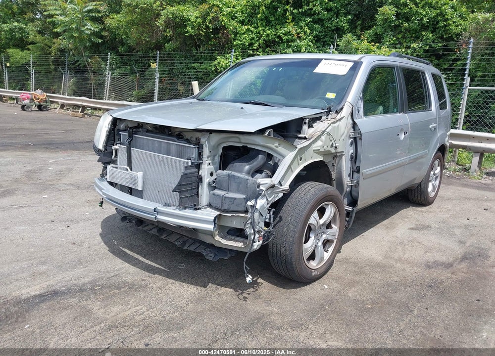 2012 HONDA PILOT EX-L VIN: 5FNYF4H57CB028070