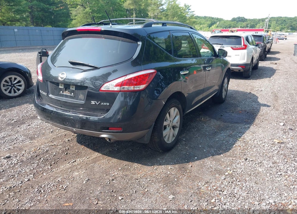2013 NISSAN MURANO VIN: JN8AZ1MW6DW309266