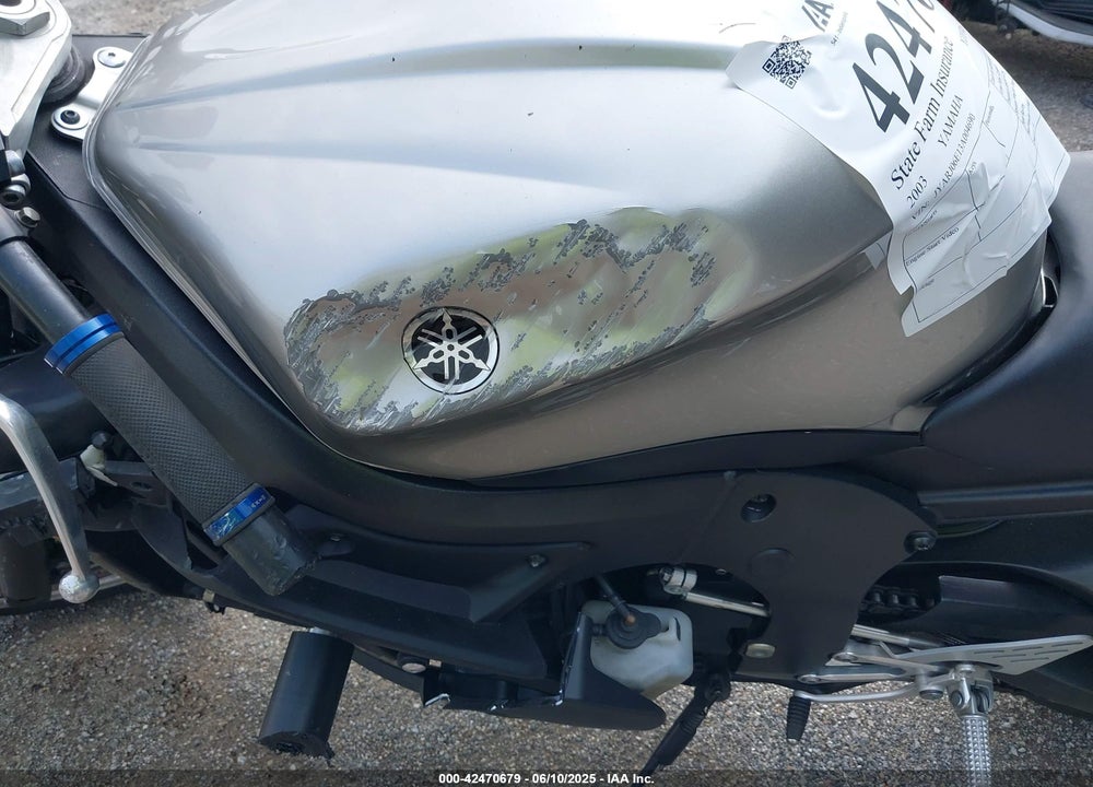 2003 YAMAHA YZFR6 L VIN: JYARJ06E13A004690