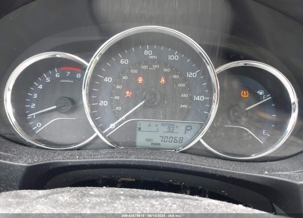 2016 TOYOTA COROLLA L VIN: 5YFBURHE9GP396866