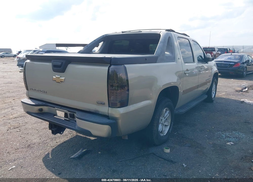 2007 CHEVROLET AVALANCHE 1500 LT VIN: 3GNFK12357G158297