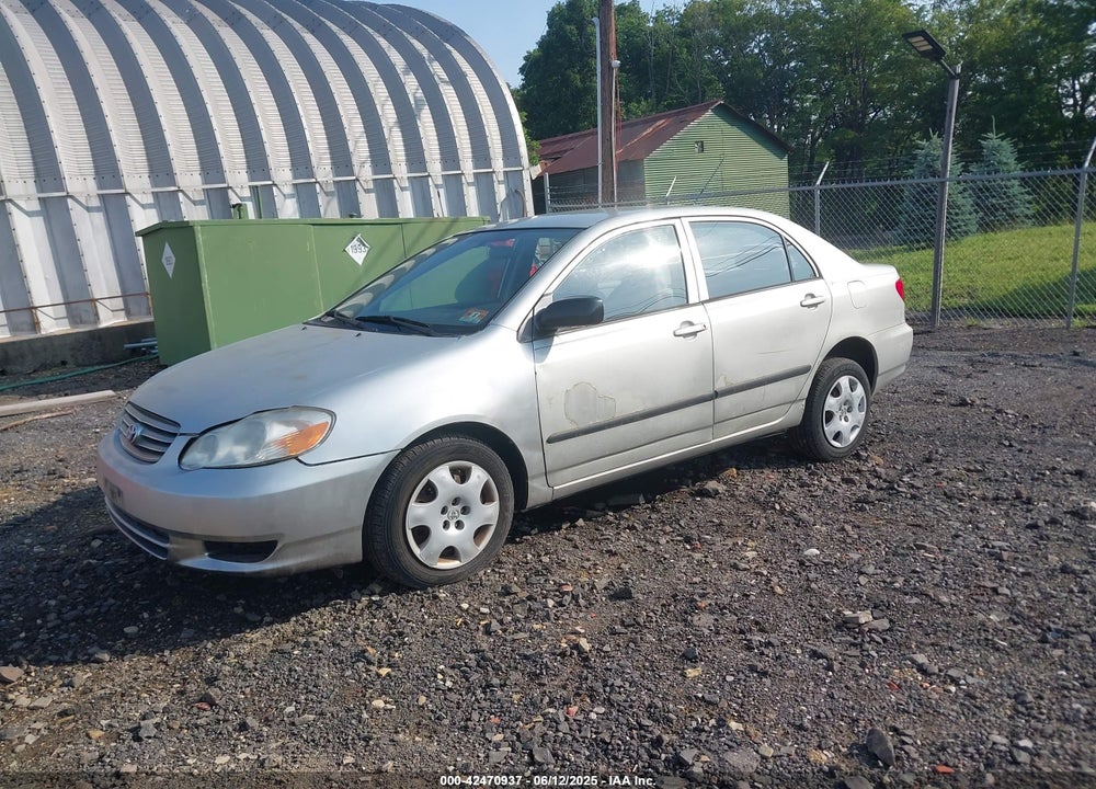 2003 TOYOTA COROLLA CE VIN: 2T1BR32E73C023147