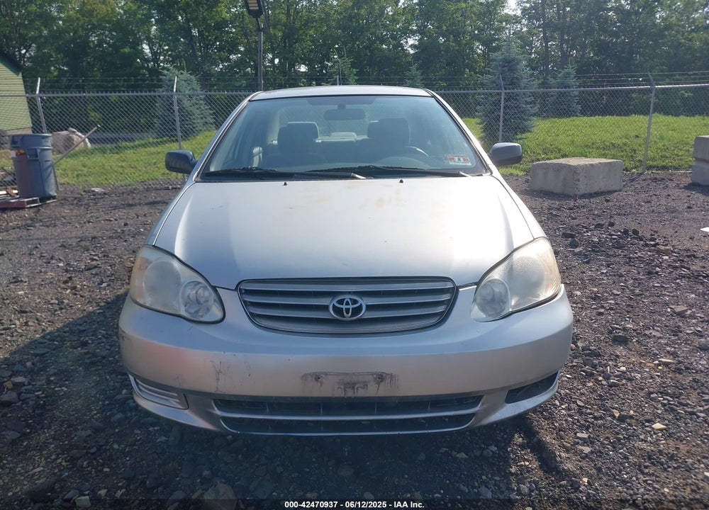 2003 TOYOTA COROLLA CE VIN: 2T1BR32E73C023147
