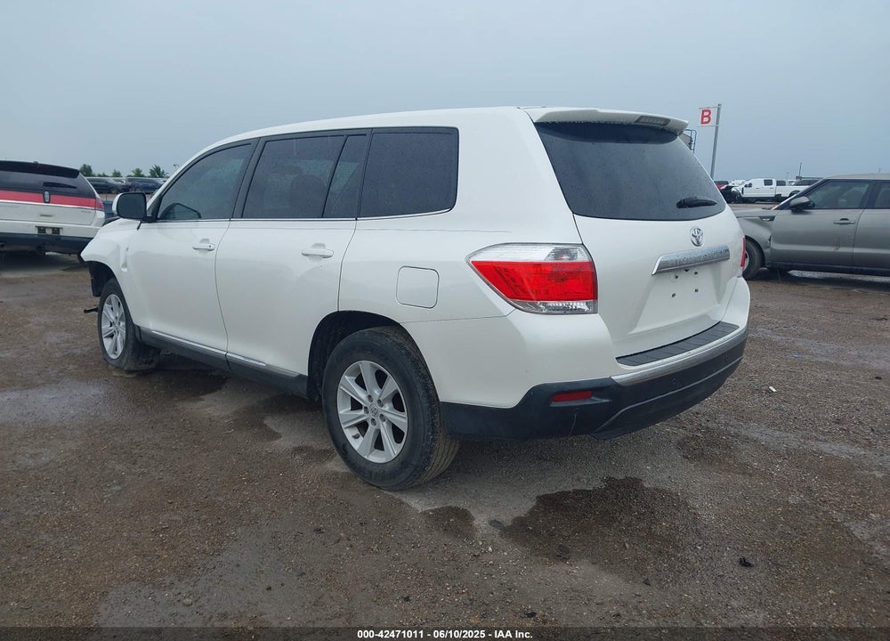 2013 TOYOTA HIGHLANDER VIN: 5TDZA3EH0DS039887