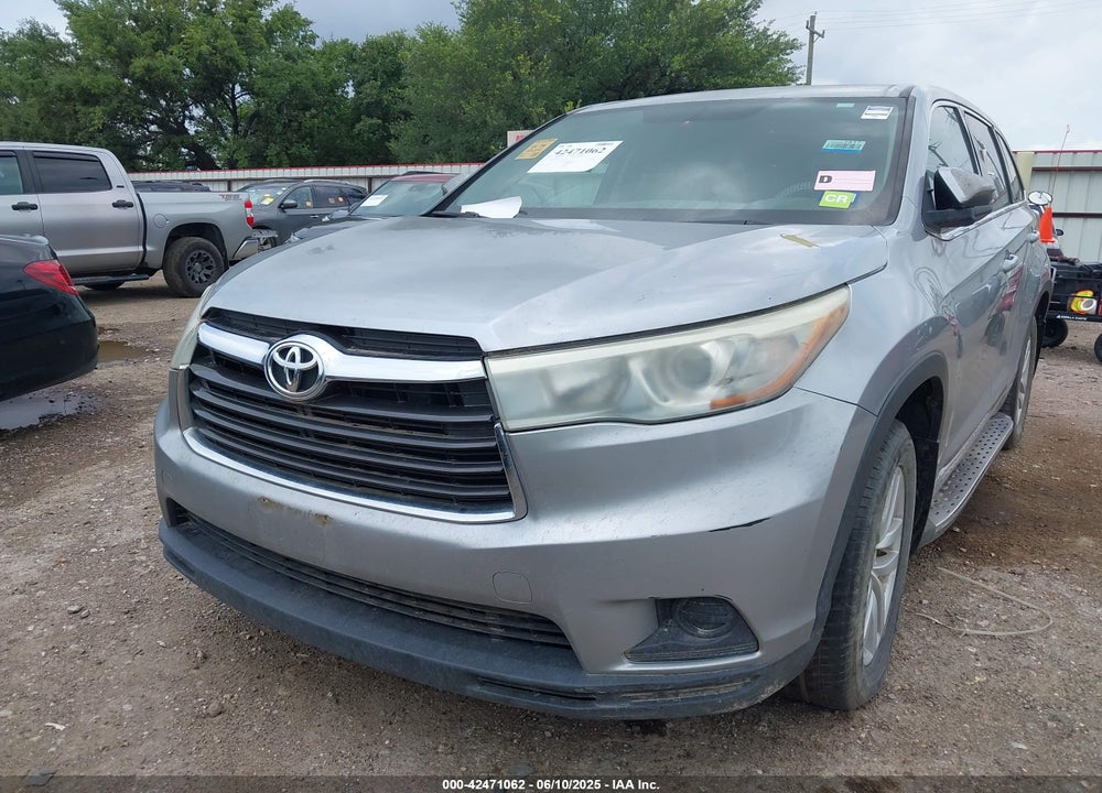 2016 TOYOTA HIGHLANDER LE VIN: 5TDZARFH8GS021479