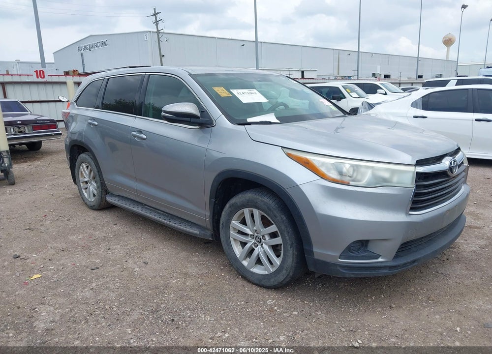 2016 TOYOTA HIGHLANDER LE VIN: 5TDZARFH8GS021479