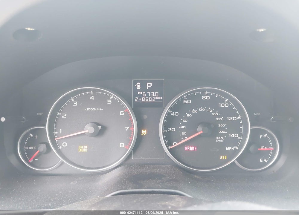 2013 SUBARU OUTBACK 2.5I PREMIUM VIN: 4S4BRBCC5D3201442