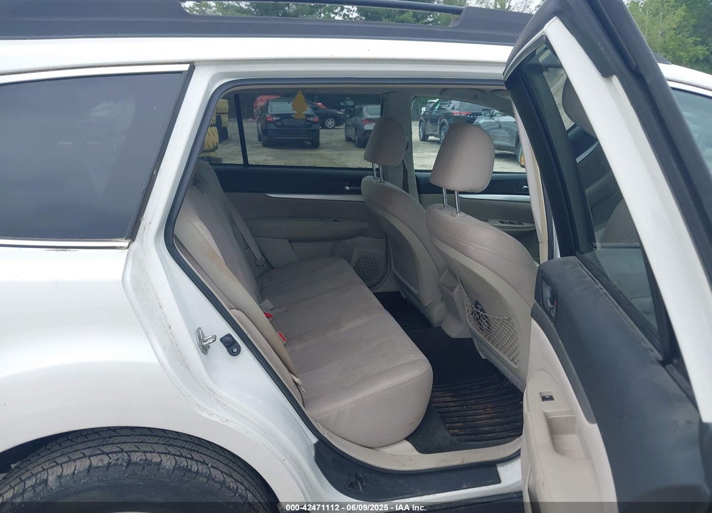 2013 SUBARU OUTBACK 2.5I PREMIUM VIN: 4S4BRBCC5D3201442