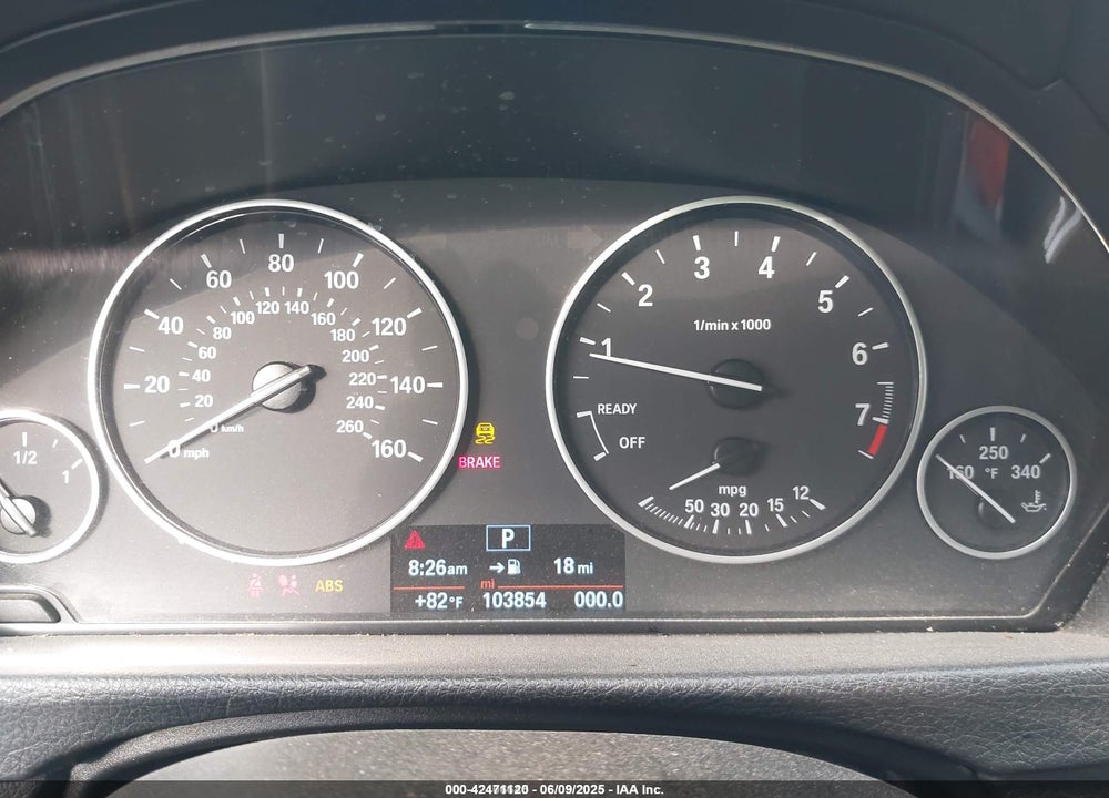 2015 BMW 328I VIN: WBA3A5C53FF609066