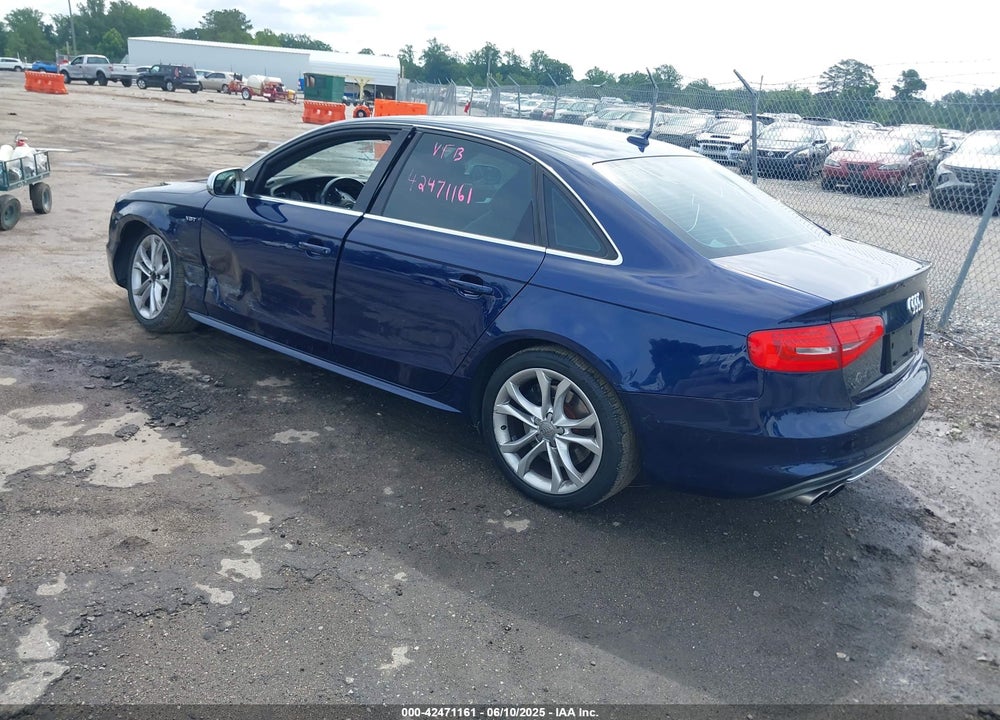 2013 AUDI S4 VIN: WAUBGAFL7DA135291