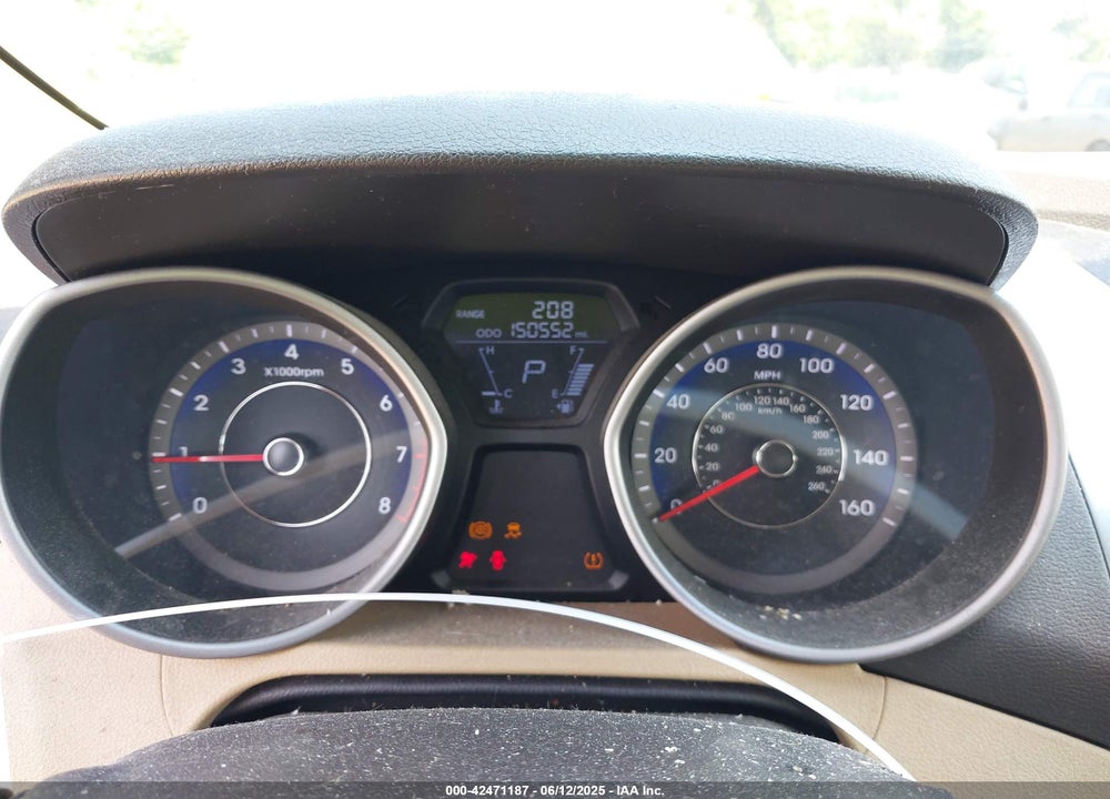 2013 HYUNDAI ELANTRA GLS VIN: KMHDH4AE1DU493502