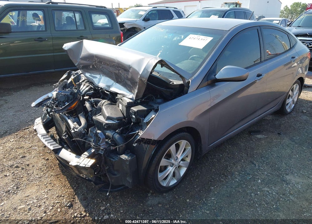 2014 HYUNDAI ACCENT VIN: KMHCU4AE8EU737235