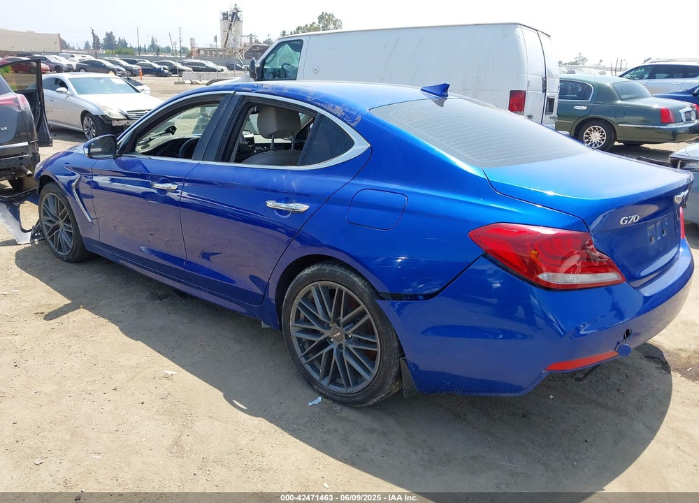 2019 GENESIS G70 VIN: KMTG34LA0KU020554