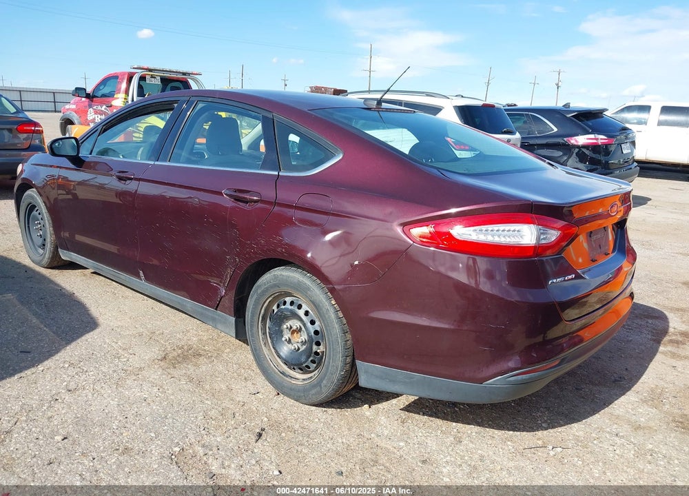 2013 FORD FUSION VIN: 3FA6P0G71DR386237