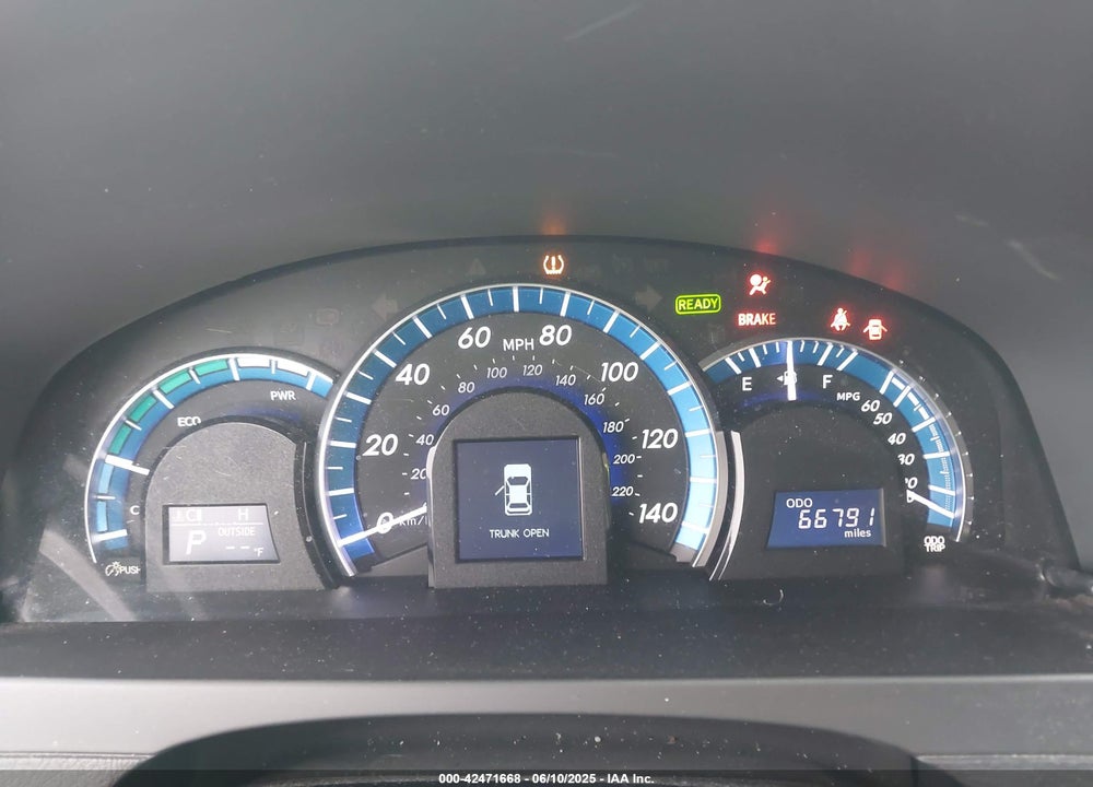 2014 TOYOTA CAMRY HYBRID VIN: 4T1BD1FK1EU101555